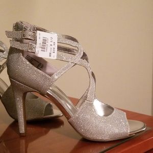 Fioni Silver High Heels